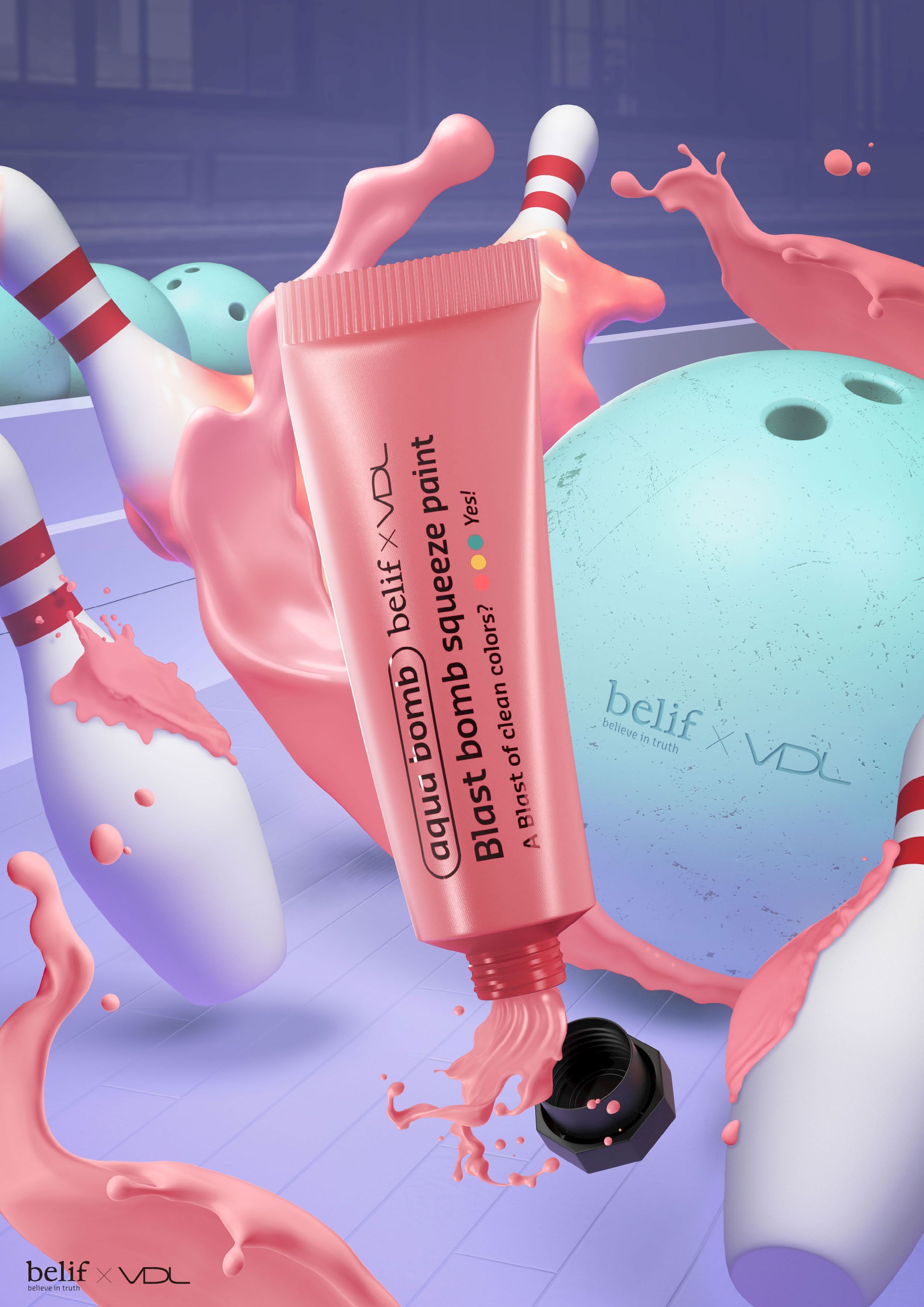 빌리프xVDL 블래스트밤 스퀴즈 페인트 작업 이미지 2
